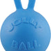 Jolly Pets Tug-n-Toss heavy duty dog toy ball with handle, 8 inches, large size, blueberry color