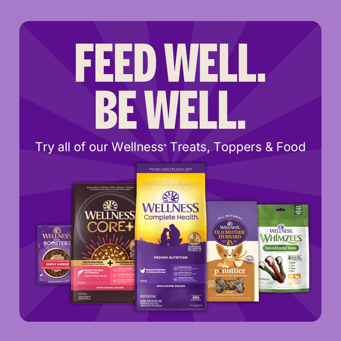 Wellness Soft Puppy Bites Dog Training Treats, Lamb and Salmon, Grain Free, 8 oz Bag