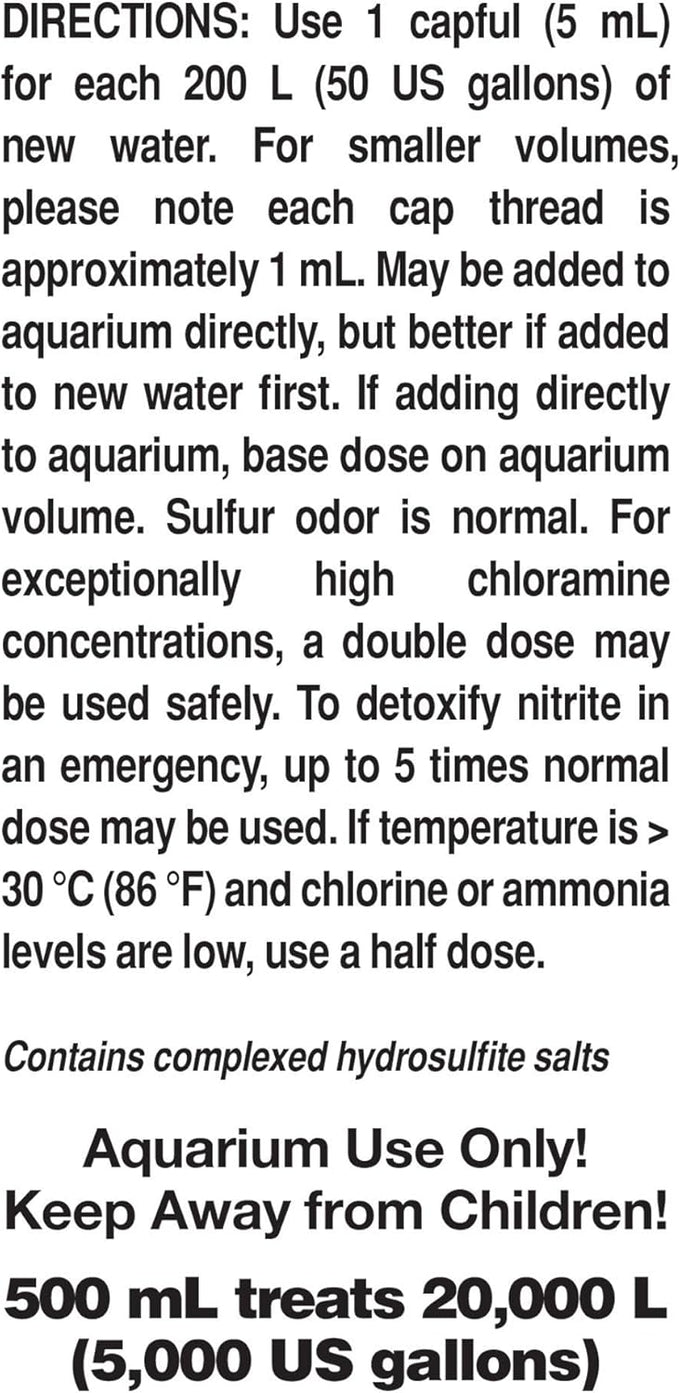 seachem prime freshwater and saltwater conditioner 500ml chemical remover and detoxifier