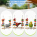 21.6" Giant Refillable Parrot Toy Swing for Macaws, Cockatoos, 4lb Heavy Duty Bird Toys, Large Natural Wooden Block Chew & Shredding Toy