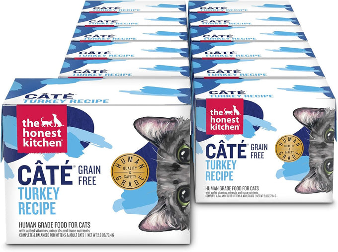 The Honest Kitchen Human Grade Grain Free Beef & Chicken Pâté Wet Cat Food, 5.5 oz, 12-pack