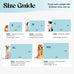 LE SURE extra large dog cooling mat for XL dogs, 44x30, breathable, thin, portable, washable, blue