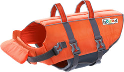 Outward Hound Granby Splash Orange Dog Life Jacket, Medium, High-Visibility, Adjustable Fit, Ripstop Material