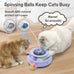 orsda automatic usb rechargeable 3-in-1 interactive cat toy with feathers and butterfly