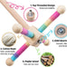 9" Wooden Bird Perch Toy for Cage, 360° Silent Free-Spin, Natural Material, Reduces Boredom Anxiety, for Small to Medium Birds, with Poplar Swing