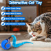 speedy interactive cat toy ball with feather tails automatic rolling indoor cat stimulation gift