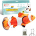 potaroma cat toys flopping fish with catnip automatic motion sensor 10.5 inches