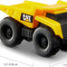 Cat Construction 5-Piece Little Machines Set with Movable Parts, Durable Design, and Versatile Use