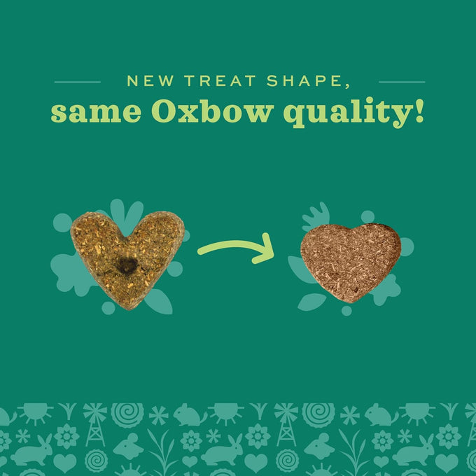 Oxbow Simple Rewards Timothy Hay Guinea Pig & Bunny Treats, 3 oz Bag, Natural Pet Snack, Made in USA