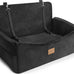 joejoy dog car seat for small medium dogs under 35lbs, black