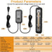 hygger 500W/1000W adjustable power aquarium heater for 106-211 gallon freshwater and saltwater tank