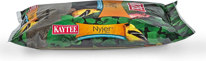 Kaytee Nyjer wild bird food seed, 3-pound, no hulls, 100% edible, high oil content, attracts finches and songbirds