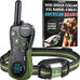 pawpro dog shock collar with remote, 4-mile range, night-light mode, 124 training levels, beeps, vibrations, waterproof rechargeable