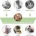 Gochanmon 2-pcs natural Silvervine stick and catnip ball cat toys for indoor cats and kittens
