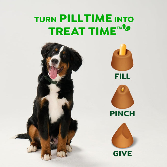 Greenies pill pockets for dogs large size peanut butter flavor 15.8 oz pouch
