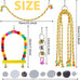 quozo 8pcs bird toys for parakeets colorful ladder hammock bird cage accessories parrot