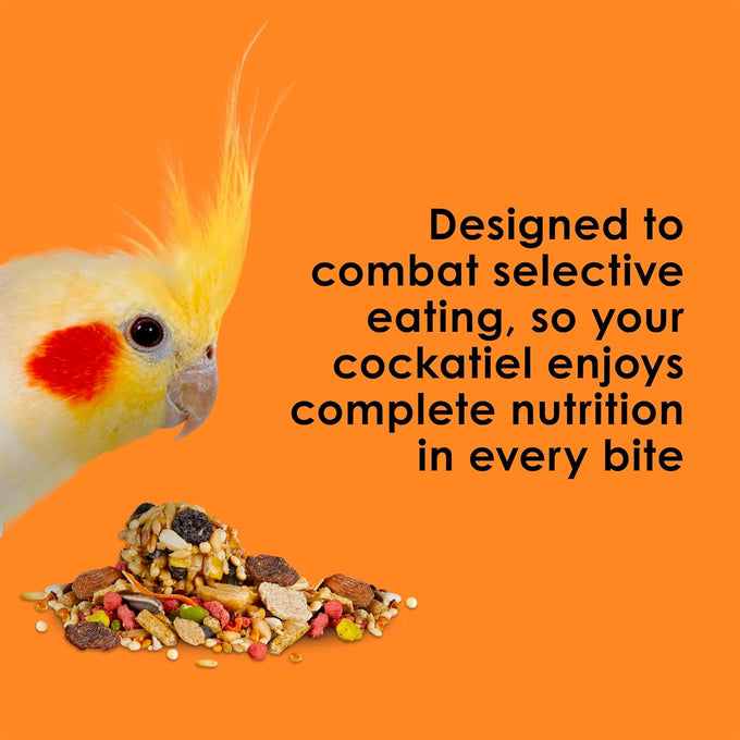 Kaytee Fiesta Cockatiel Food, 2.5 pounds, Nutritious and Fun Blend for Skin, Feather, Digestion, Brain, and Heart Health