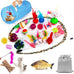 ailuki 35-pc cat toys kitten toys assortment variety catnip toy set for cat puppy kitty
