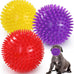 vitever 3.5" squeaky dog toy balls in 6 colors, bpa free, non-toxic for medium, large & small dogs