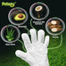petazy pet glove wipes for dogs and cats hypoallergenic thick cleaning gloves with aloe coconut oil, 25 pack