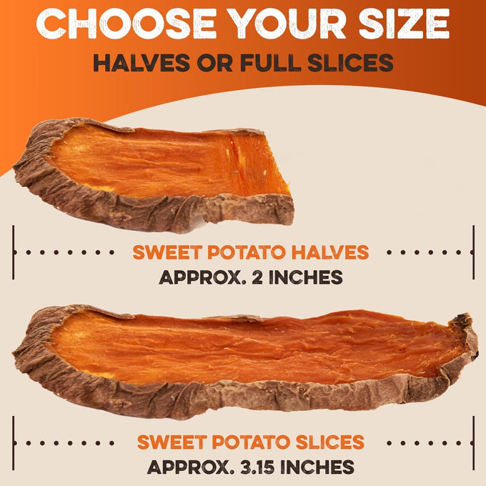 Brutus & Barnaby usa-grown sweet potato dog treats for sensitive stomachs, single ingredient, hypoallergenic
