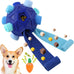 dog snuffle ball-interactive dog toys encourage natural foraging skills slow feeder for training stress relief, cloth strip hiding food chew toys
