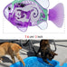 Glowing Waterproof Cat Water Toy with Adjustable Speed and Realistic Motion for Bathtub or Aquarium