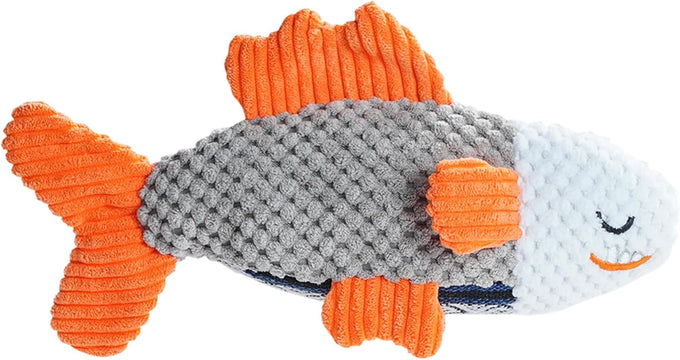 nocciola 4-pack crinkle squeaky dog toys for aggressive chewers, durable plush rope tug toy for small medium large breeds