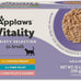 aplaws vitality wet cat food in broth, 12 count, 5.5 oz cans, grain-free, carrageenan free, variety selection