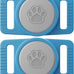 GOCII waterproof dog collar holder 2-pack for Apple AirTag Gen 1 & 2, black silicone case
