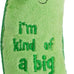 Catstages Pickle Kicker Cat Toy - Soft Plush Crinkle Toy with Catnip and Dental Mesh, 6.5"
