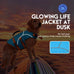Asenk Dog Life Jacket for Swimming, Boating, Reflective & Adjustable, Small to Large Dogs, Blue, Size S