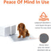 Amazon Basics 5-Layer Carbon Odor Control Dog Pee Pads, Regular Size, 22x22 Gray, 80 Count