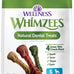 Whimzees Wellness Brushzees Small Size Dog Dental Treats, 24 Count, 12.7 oz Bag – VOHC Accepted Chews for Fresher Breath, Plaque & Tartar Reduction, and Gum Health.