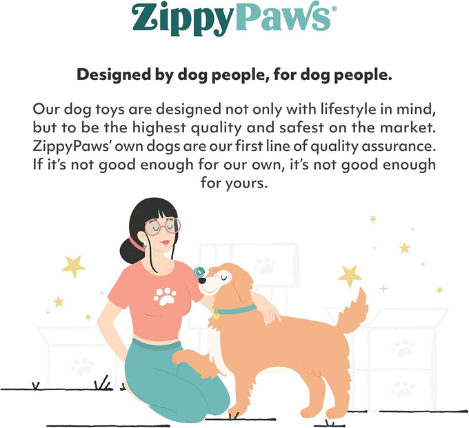 zippypaws burrow interactive dog toys for boredom and enrichment small medium dogs chipmunk log