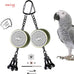 Colorday bird talking coach & interactive voice bell for parakeet parrots, easy voice recording & durable metal construction