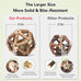 Gochanmon 2-pcs natural Silvervine stick and catnip ball cat toys for indoor cats and kittens