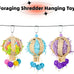 hand-woven natural rattan hot air balloon bird toy for small to medium parrots