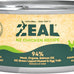 zeal new zealand high protein grain free wet cat food with superfoods beef 6oz can 12 pack