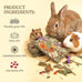 timothy hay rabbit chew toys for guinea pigs hamsters chinchillas gerbils teeth grinding 12pcs