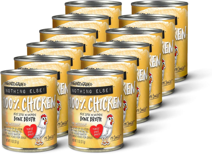 Evanger's Against The Grain 100% Chicken Dog Food, 11oz