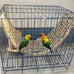 bird seagrass mat 30x7 natural grass woven hammock cage accessories for parrots and other birds