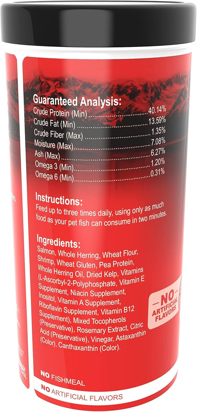 Omega One Super Color Flakes 2.2 oz aquarium fish food with beta carotene and omega 3 6 HUFA