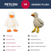 Pet Lou 15 Inch duck plush dog toy, durable super-soft squeaky interactive toy for chewers, heavy duty stuffed