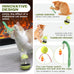 TLKNG Cat Toy Indoor Wobble Treat Dispenser Ball Puzzle Feeder Enrichment Toys & Mental Stimulation