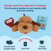 Snuggle Puppy original heartbeat toy biscuit with real-feel pulse & heat pack for puppy anxiety & crate training