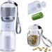 Cibaabo 12oz and 20oz Dog Water Bottle with Food Container & Poop Bag Holder