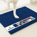 Muddy Mat grey microfiber chenille door mat indoor entryway rug non-slip machine washable pet rug 30x19