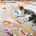 Cat Chew Ropes 4Pcs for Indoor Cats with Refillable Natural Catnip and Soft Cotton Rope Design