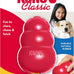 Kong classic red rubber stuffable dog toy for large dogs, treat-filling and erratic bounce